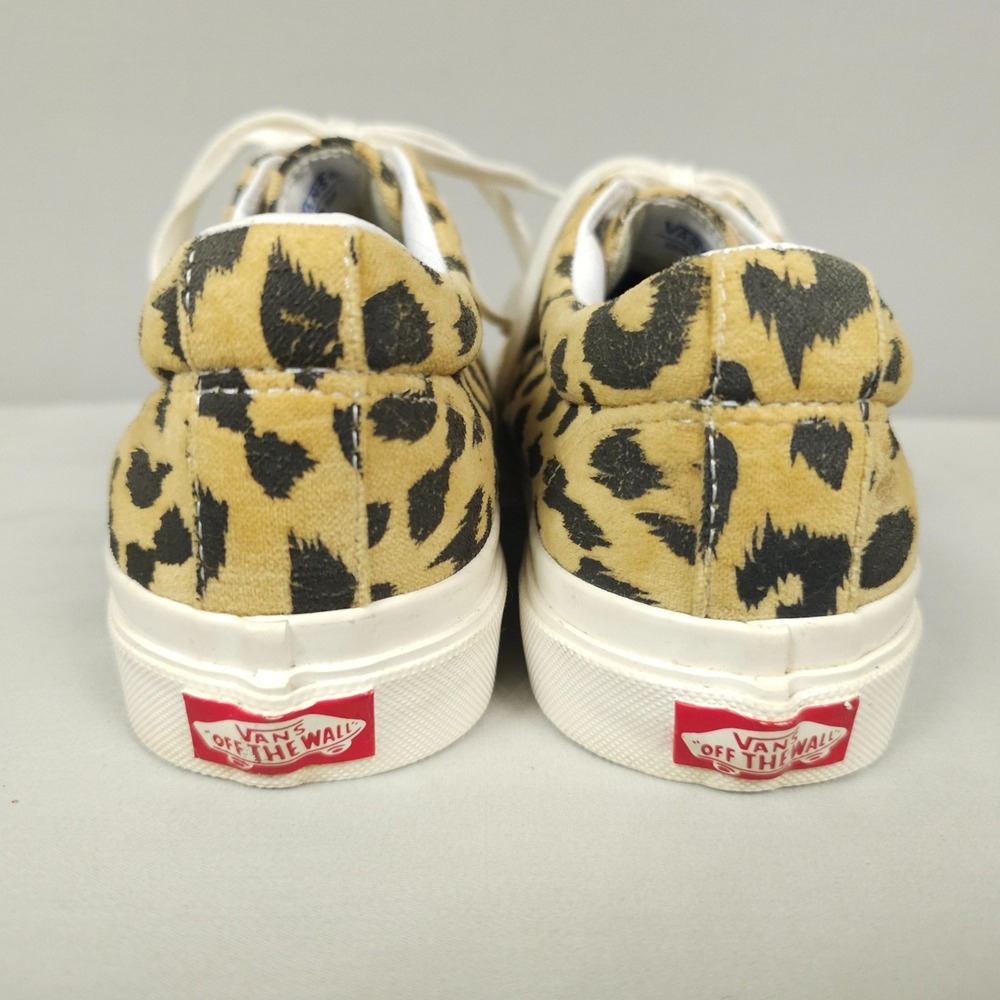 Vans Leopard Shoes Women Size 10 Tan Black Sid DX Anaheim Factory Low - Picture 4 of 16